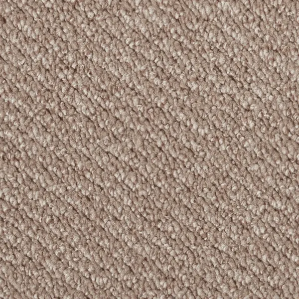 Rechteckige Draufsicht vom Vorwerk Telma Teppichboden in sand – warmer Teppich für harmonische Raumgestaltung